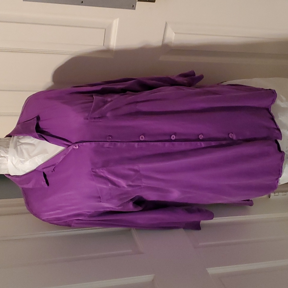 Purple DKNY blouse